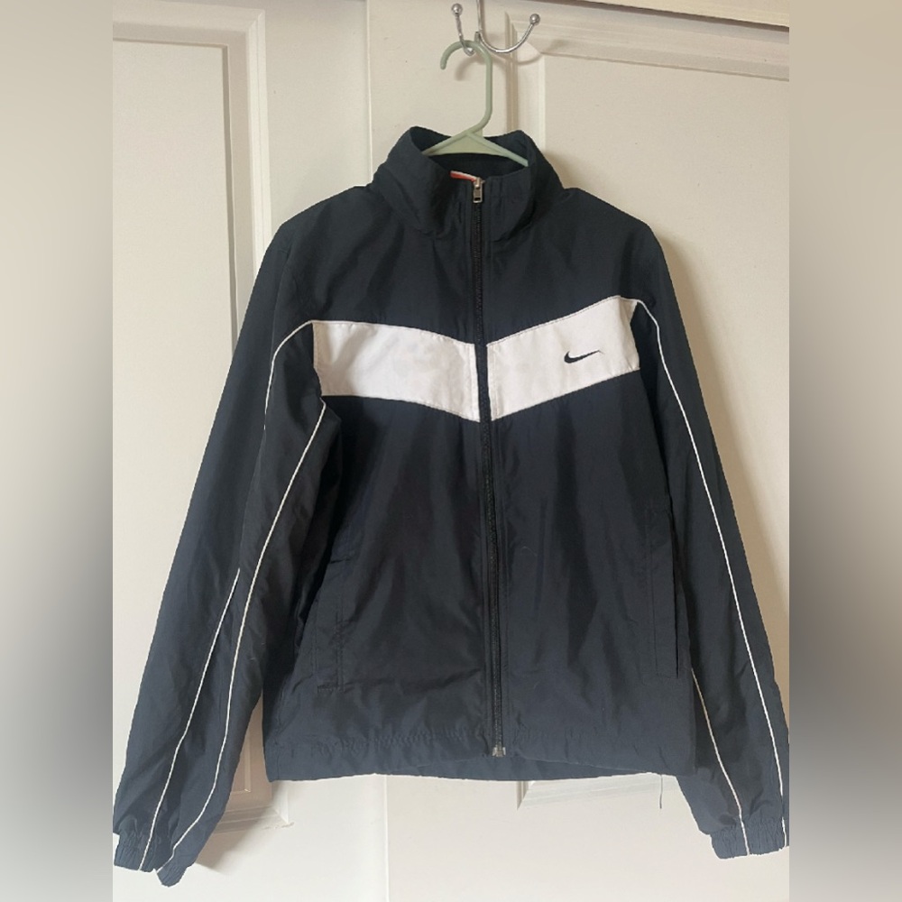 Nike Black and White Track Jacket